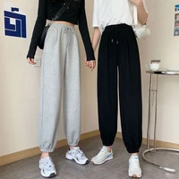 womens sports pants korean fashion harem pants sweatpants women baggy summer casual elastic waist women clothing