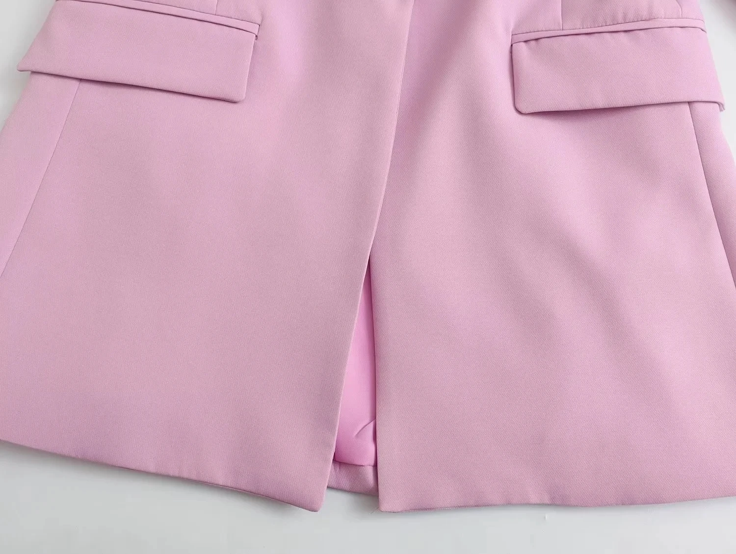 Dave&Di Casual Jacket Women Ins Fashion Blogger Sashes Violet Color Elegant Blazers