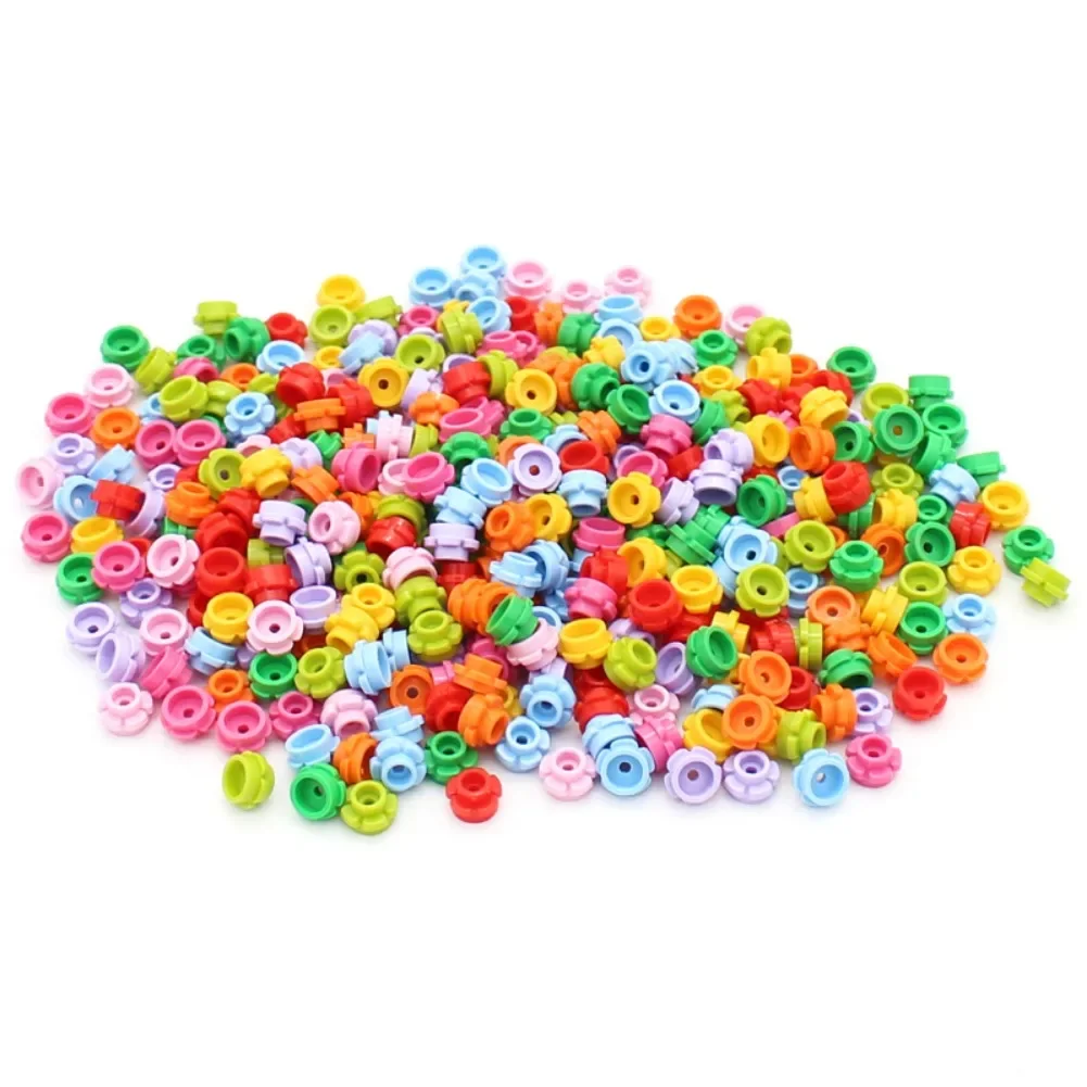 100g MOC строительные блоки для растений кирпичи 24866 1x1 пятилепестковые цветы трава