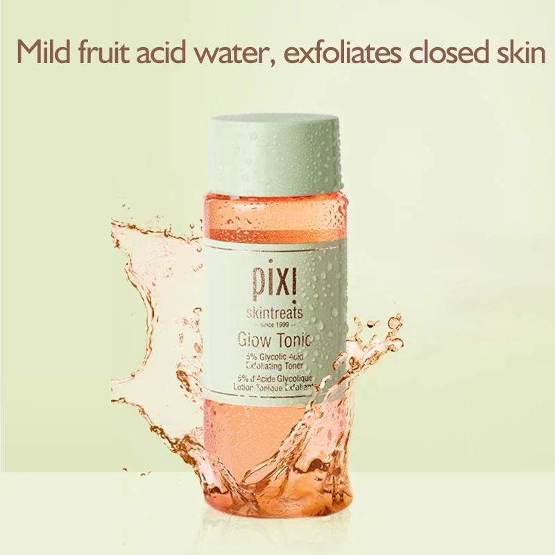 

Pixi 5% Glycolic Acid Glow Tonic Gentle Exfoliation Water-oil Balance Unclog Porest Soothes Skin Brightening Moisturizing 100ml