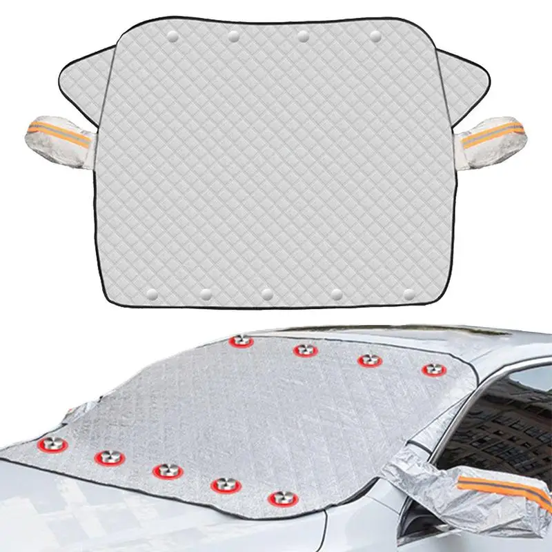 

Magnetic Car Snow Cover Winter Windshield Sunshade Outdoor Waterproof Anti Ice Frost Auto Protector Automobiles Exterior Cover