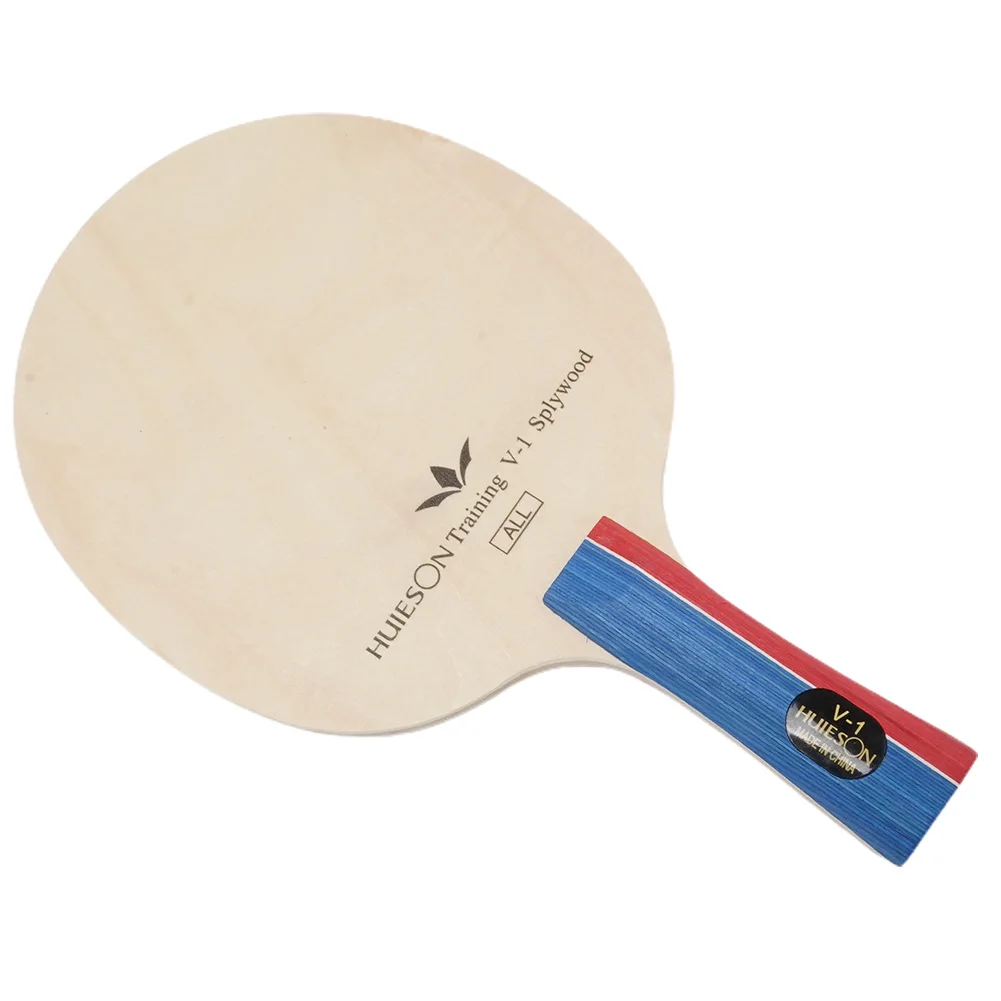 

Table Tennis Racket Base Plate 5 Ply Wood Ping Pong Blade Paddle Long Handle Training Lightweight DIY Paddle Accessories