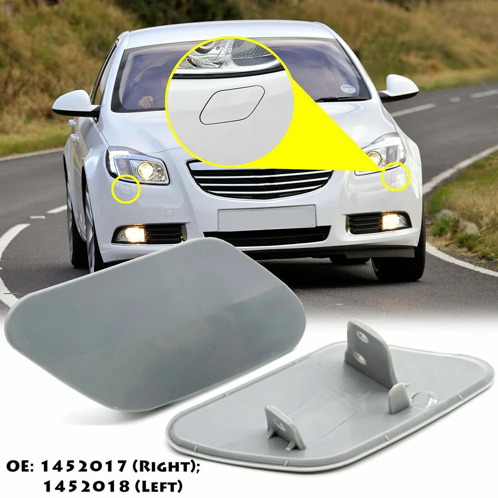 

Car Headlight Washer Jet Unprimed Cover For For Insignia 08-14 Front Bumper Water Spray Cover Car Accessories