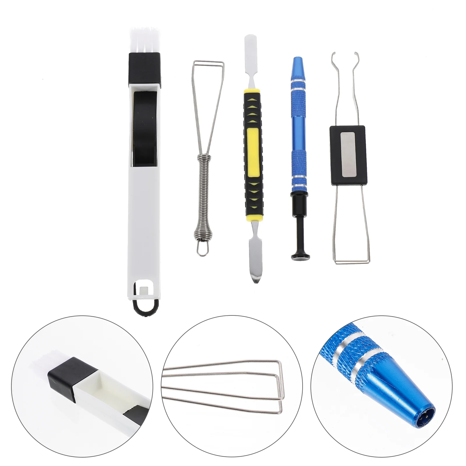 

Keyboard Cleaner Keycap Remover Cleaning Kit Brush Computer Anti-Static Puller Electronics Brushes Household