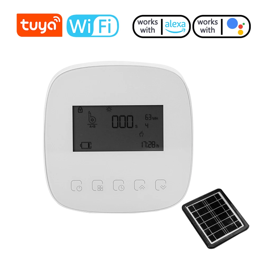 

Умная Система Орошения Tuya с Wi-Fi, 550 мл/мин., двойная насосная система, 5 + 1 + 1 неделя, программируемое приложение, дистанционное управление с со...