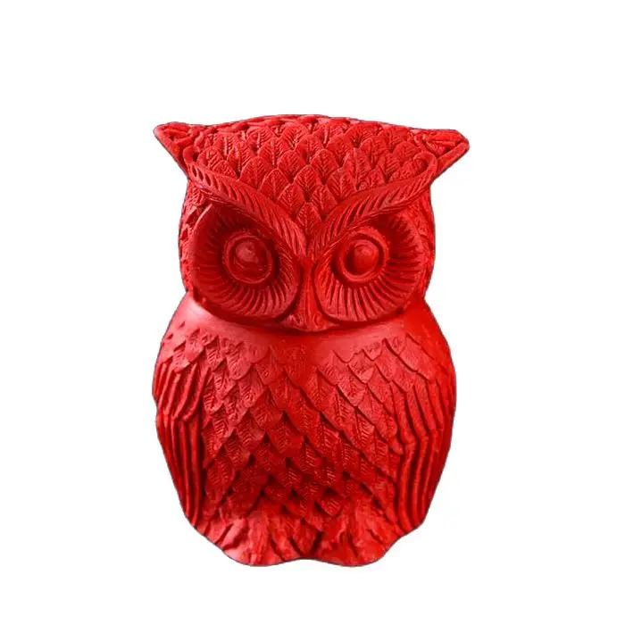 

Китайская лакированная коробка, японская лакированная резная статуя совы, украшение для попугая, подарок Пекин, подарок, хобби