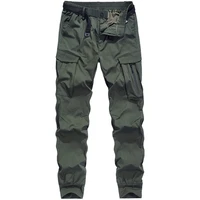 mens overalls outdoor loose casual workwear multi pocket sports pants trousers mens large size leggings quick drying pants