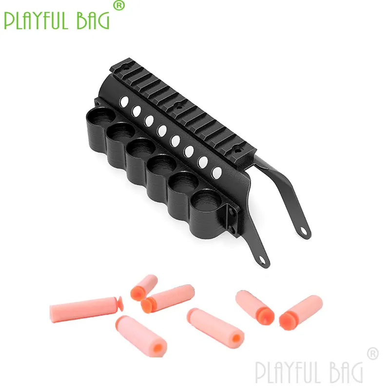 

PLAYFUL BAG Outdoor sports aka Jiqu zhuangsen m870 toy side hanging magazine r1r3 guide rail gel ball blaster od152