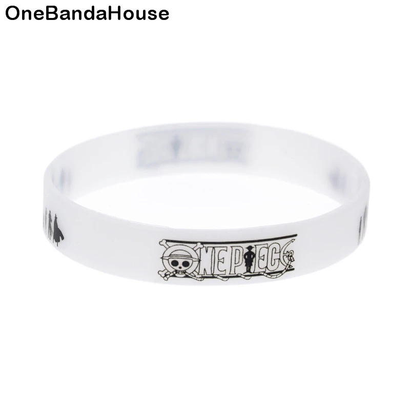 

OBH 1PC One Piece Silicone Bracelet Printed Adult Size