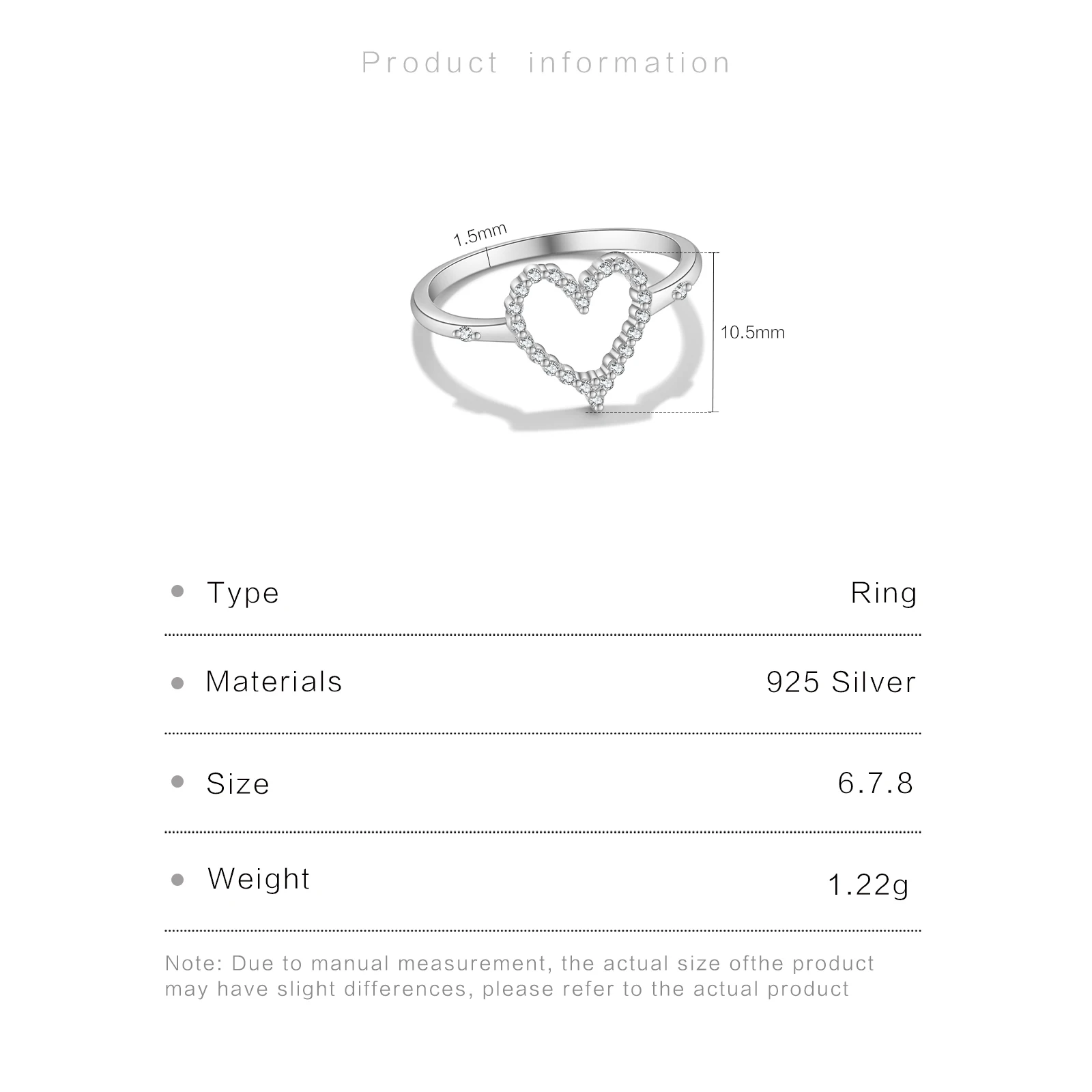 ANDYWEN новинка искусственное серебро в форме сердца с вырезами женское изящное
