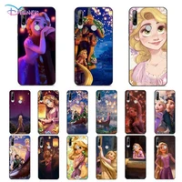 disney princess rapunzel phone case for huawei y 6 9 7 5 8s prime 2019 2018 enjoy 7 plus