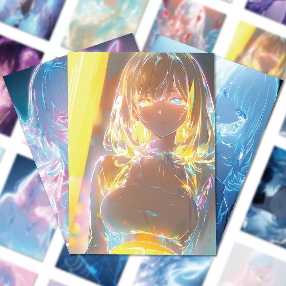 128 светящихся наклеек для девочек косплей персонаж анимация высокий уровень