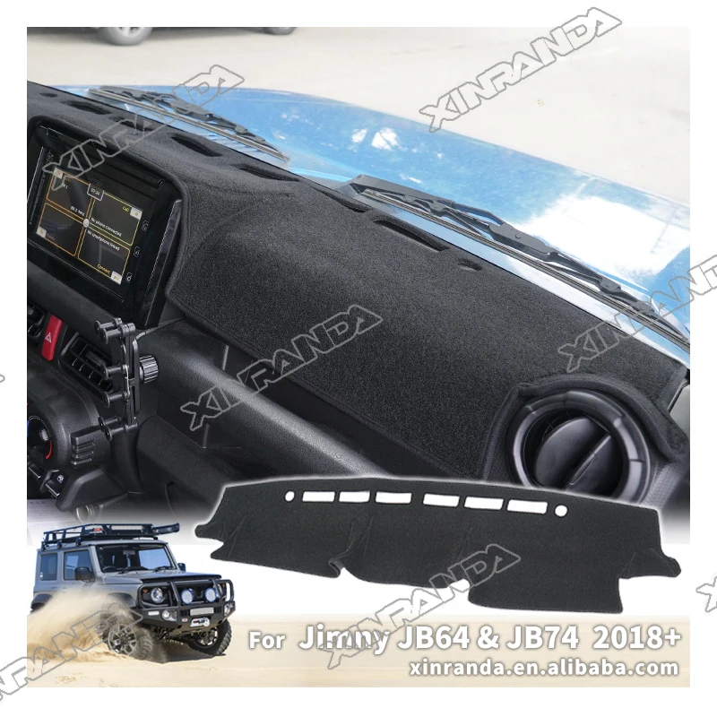 

Dashboard Cover Left/Right Driving for Suzuki Jimny JB64 JB74 2018+ Car Dashboard Sun Shade Shading Mat Pad Anti-slip Dashmat