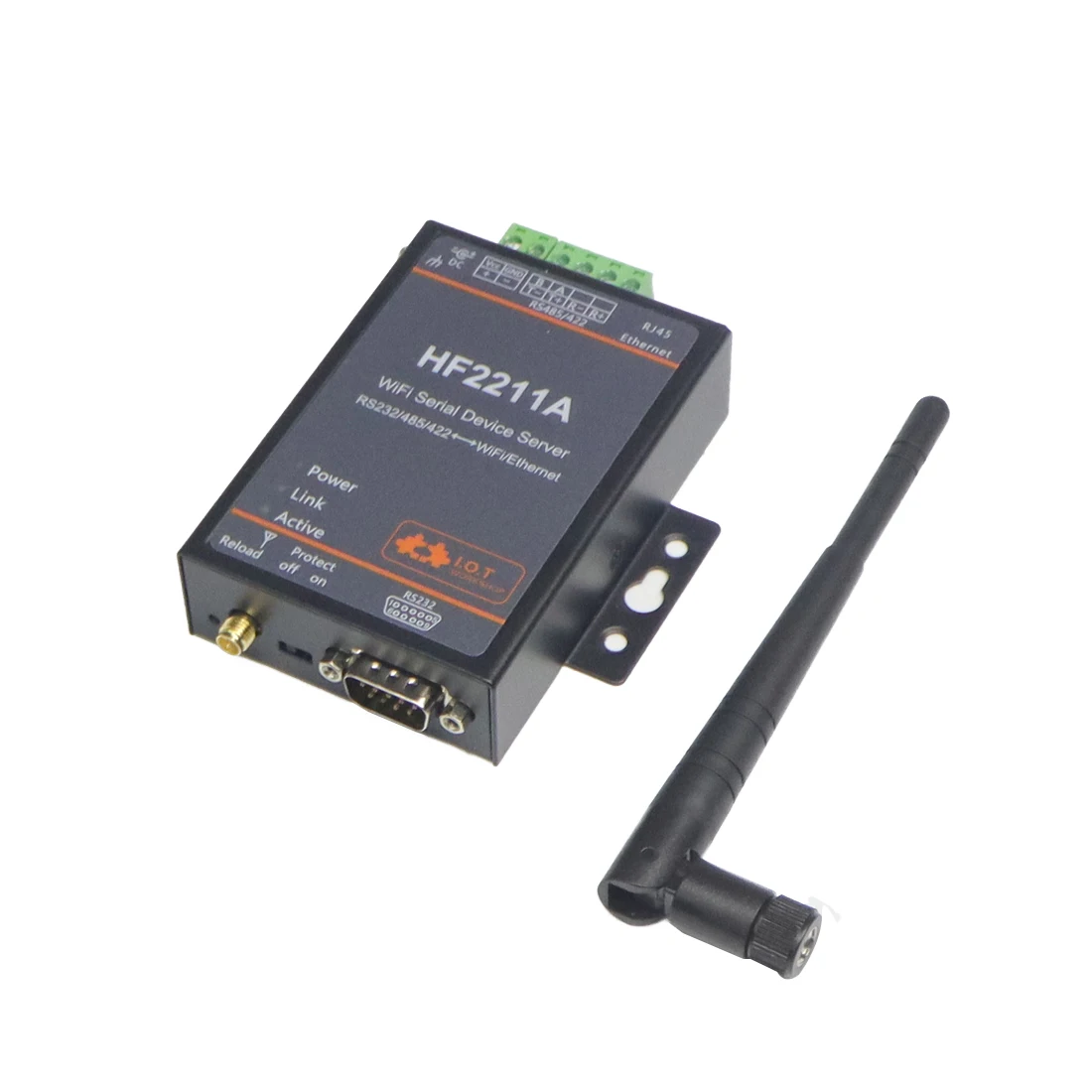 

HF2211A/HF2211 Serial to WiFi RS232/RS485/RS422 to WiFi/Ethernet Converter Module for Industrial Automation Data Transmission