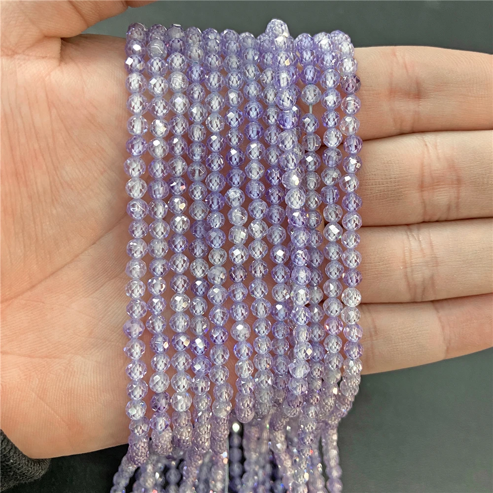 

Small Faceted Natural Stone Beads 2mm 3mm 4mm Round Amethysts Agates Quartz lapis lazuli Loose Beads for Jewelry Making Bracelet