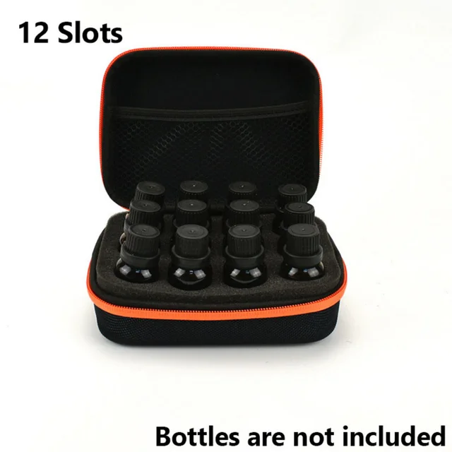 Nail Polish Portable Storage Bag 7-60 Bottles Essential Oil Case 5/10/15ML Perfume Oil Essential Oil Box Travel Carrying Holder 4