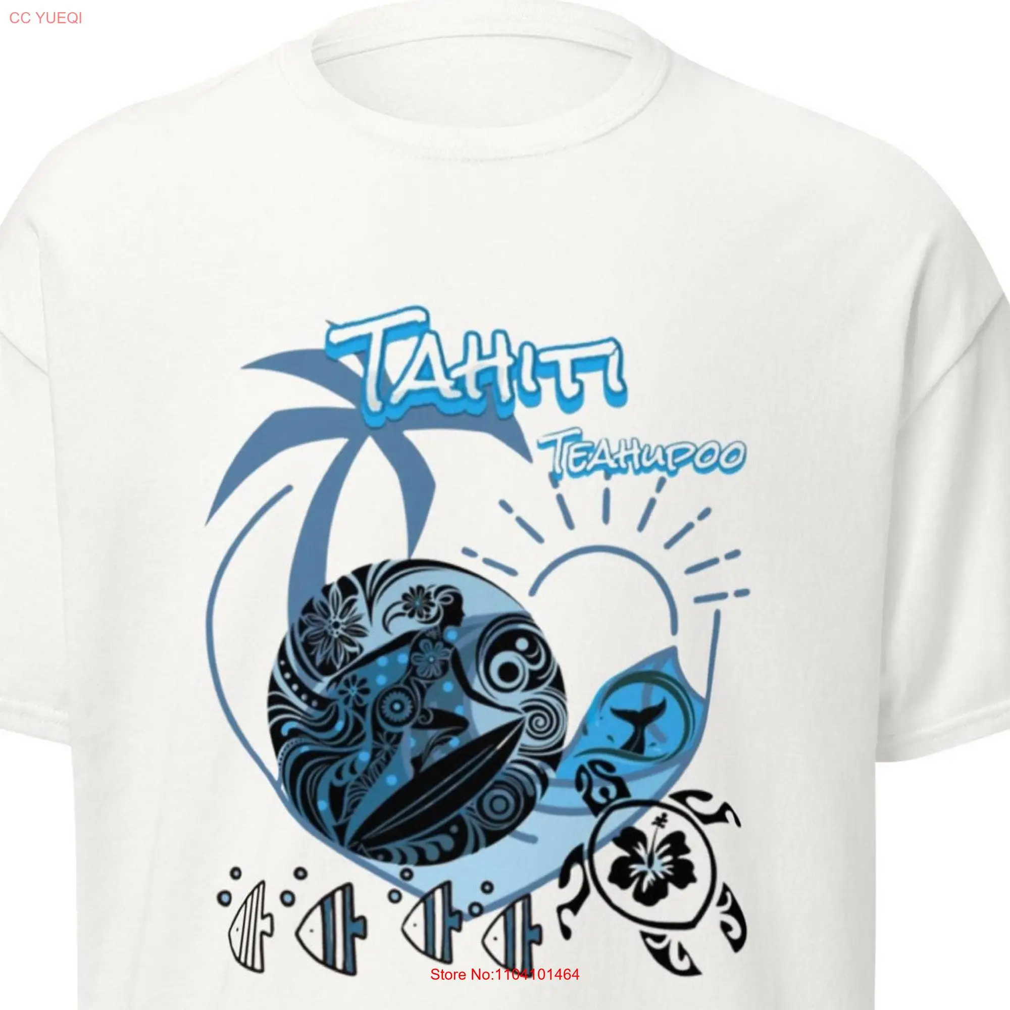 Крутая Спортивная футболка Таити Teahupoo The Wave Классическая с длинным или коротким