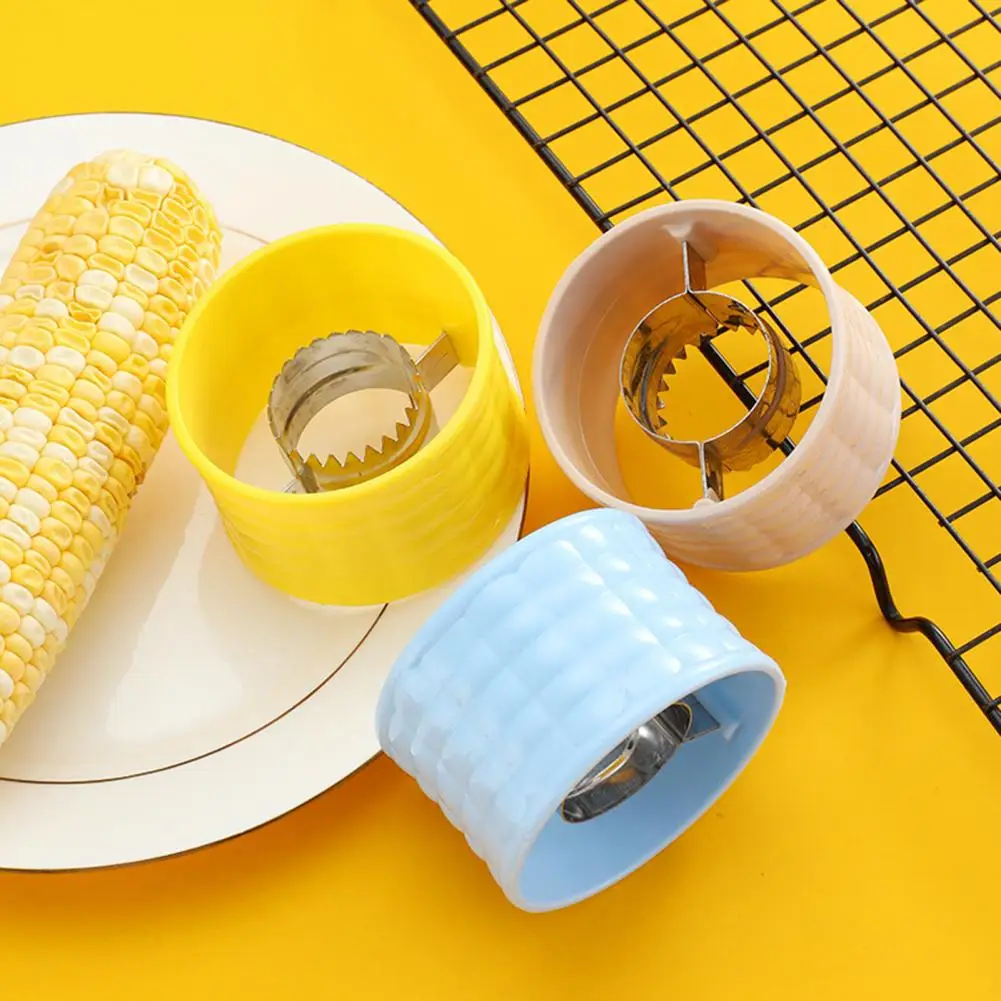 

Corn Stripper Sharp Blade Comfortable Grip Manual Labor-saving Corn Stripping Tool Corn Cob Cutter Kitchen Accessories