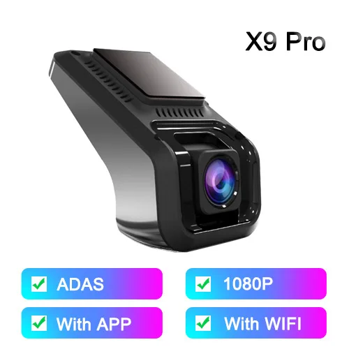 Pongki X9 видеорегистратор ADAS скрытого типа 1080P HD Android USB камера s Автомобильный с