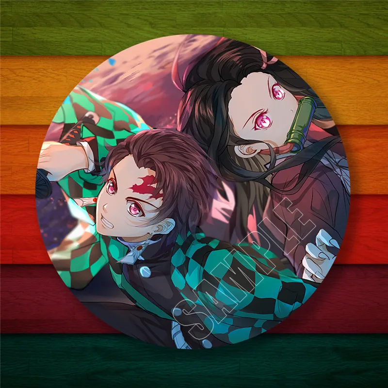 Kimetsu No Yaiba: Yuukaku-hen Значки для косплея аксессуары аниме брошь сумки одежды рюкзака -