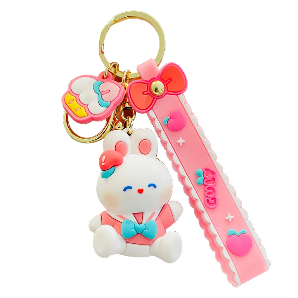 

Key Chain Cartoon Acrylic Lovely Lifelike Keys Ring Pendant Doll Gifts Ornament Fascinating Clothing Accessories