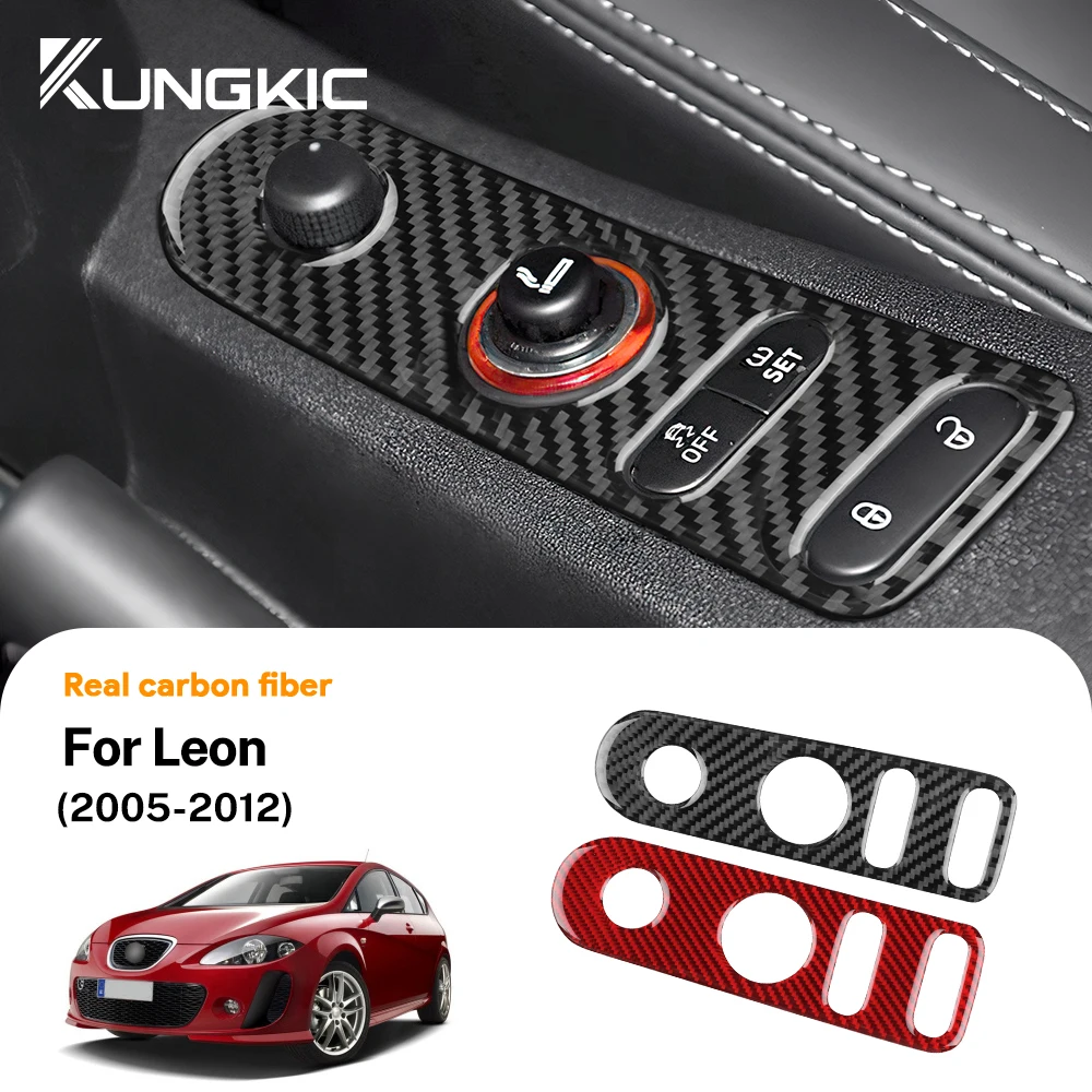 Наклейка из настоящего углеродного волокна для SEAT Leon Altea 2005 2006 2007 2008-2010 2011 2012 Toledo