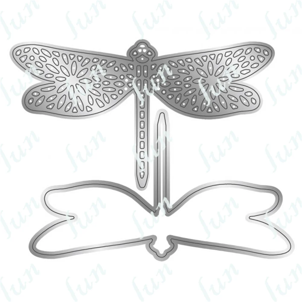 

Dainty Dragonfly Metal Cutting Dies for Diy Scrapbooking Crafts Dies Maker Photo Album Template Handmade Decoration Cut Stencil