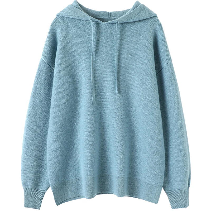 Пуловер с капюшоном 100%