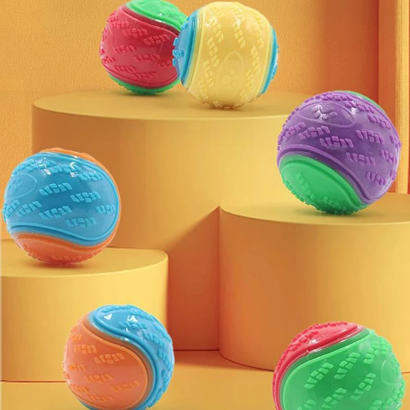 

Dog Latex Toy Ball High Elastic Cotton Filled Latex Football for Small Dog Playing Pet Sound Toy Chew Toy Pet Supplies Hot 2023