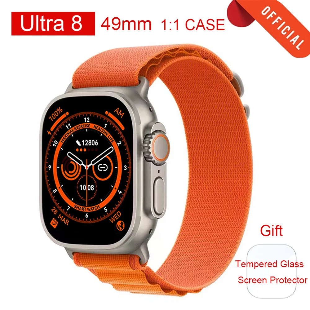 

Xiaomi 2023 Smart Watch Ultra 8 NFC Door Access Unlock Smartwatch Series 8 Bluetooth Call 2.02 Wireless Charge Fitness Bracelet
