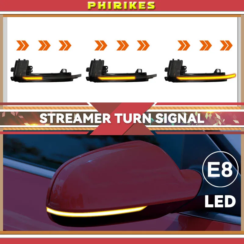 2 шт. динамический поворотник для Audi A3 8P A4 A5 Q3 A6 C6 S6 B8.5 S5 RS5 RS4