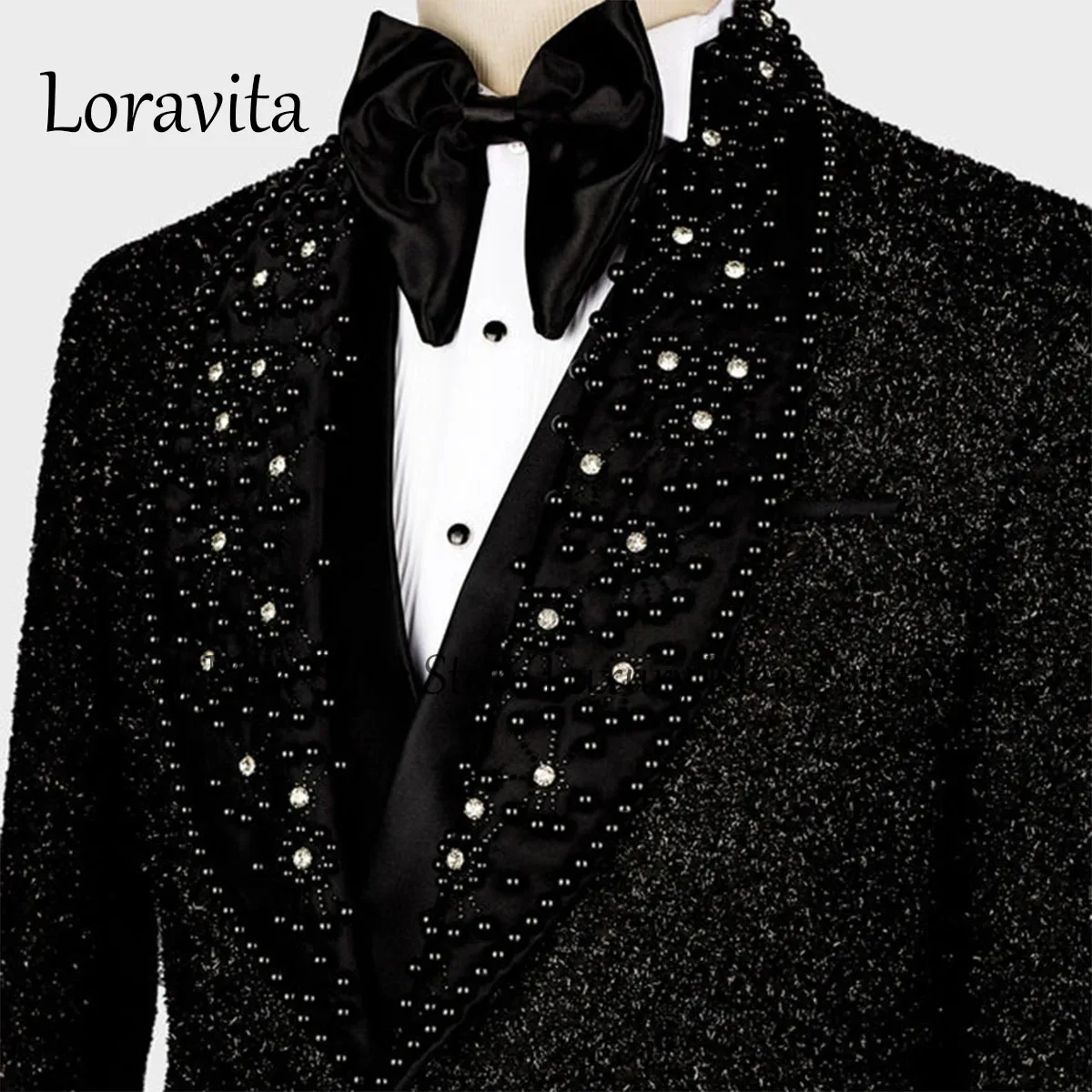 Блестящие кристаллы мужские костюмы свадебные смокинги наборы из 3 предметов