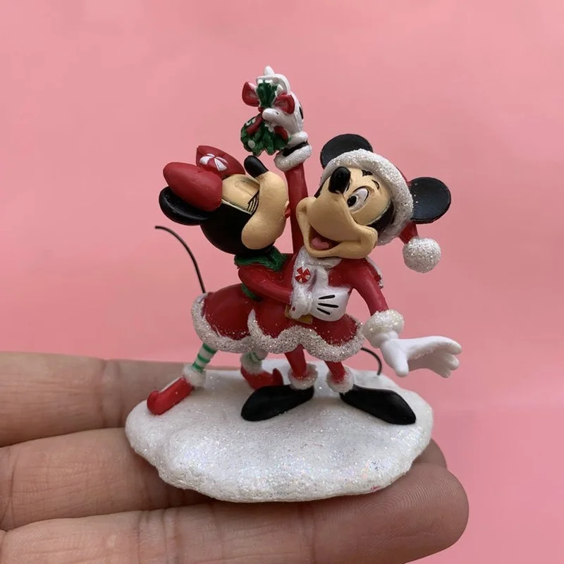 Disney Mickey Minnie Figure Couples Dress Model Doll DIY Bag Pendant Ornament Accessories Small Gift