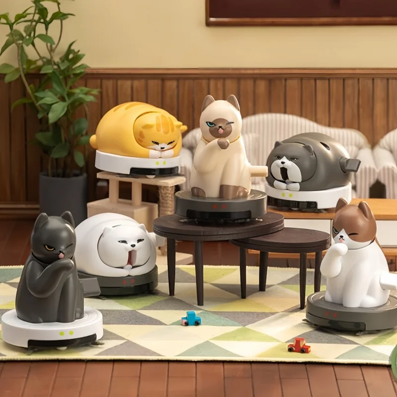 Фото Новая коллекционная серия 52toys Blind Box Irobocat: Заводная игрушка-сюрприз, модель кошки, подарок на день рождения для детей, декор для рабочего стола, для взрослых. №2
