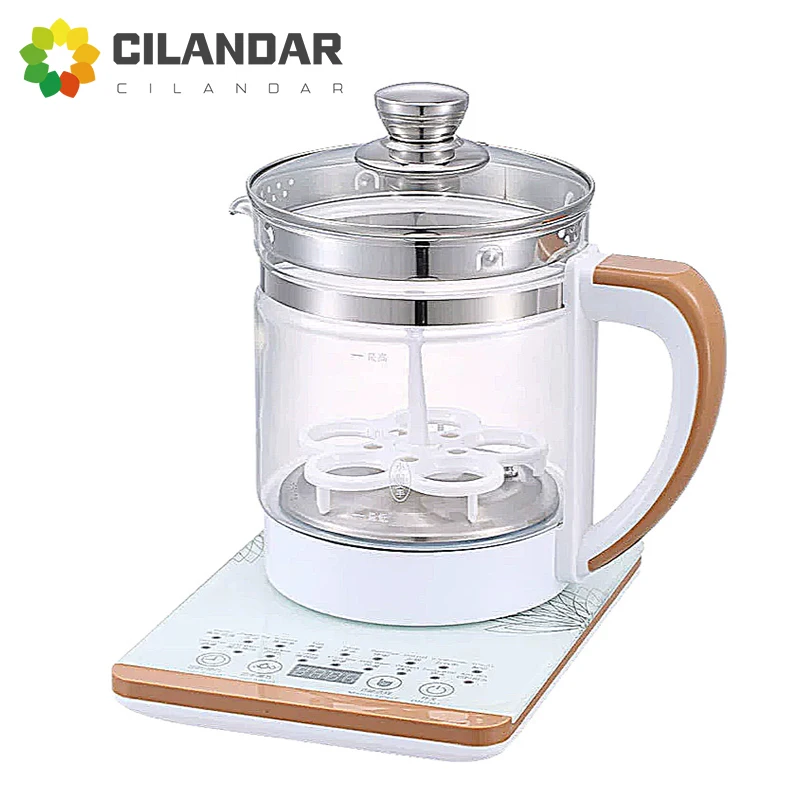 110V/220V beauty gauge health pot glass flower teapot multi-function tea maker electric kettle decocting pot