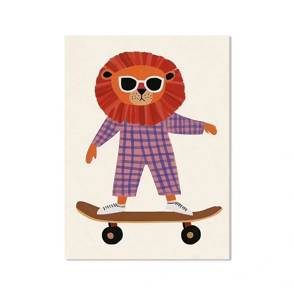 

Художественные постеры с животными на холсте