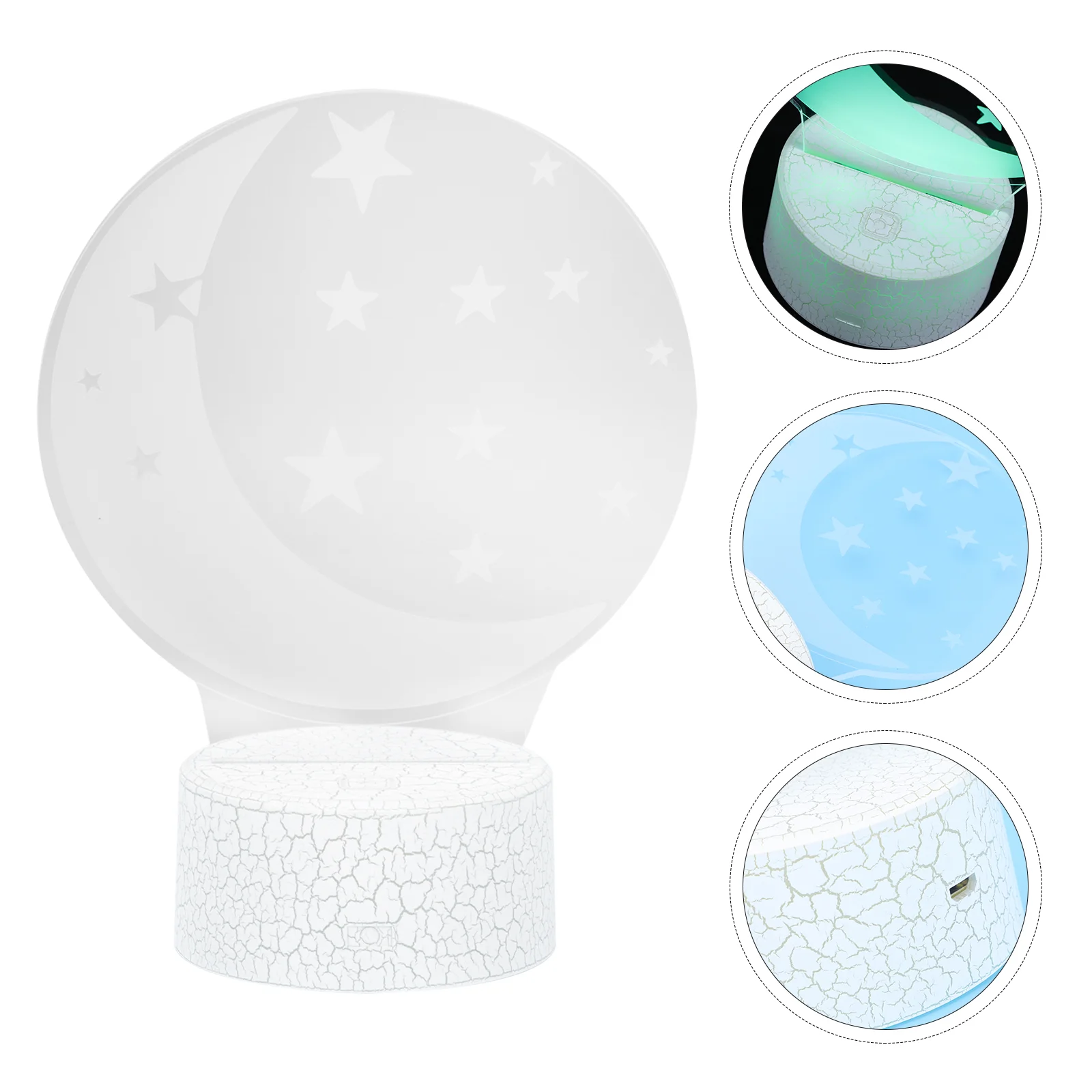 

Light Night Lamp Kids Illusion Moon Table 3D Unique Led Novel Tabletop Decoration Atmosphere Toilet Simple Decor Home Led lamp