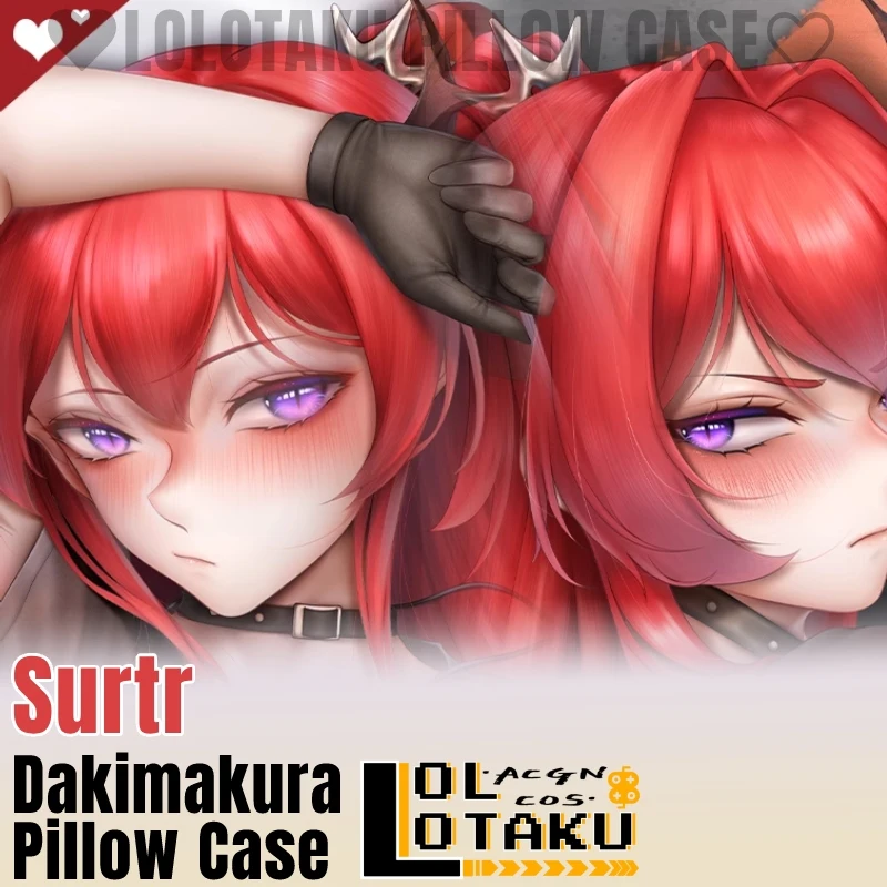 Surtr Dakimakura рыцари игра обнимающая подушка на все тело искусственная кожа