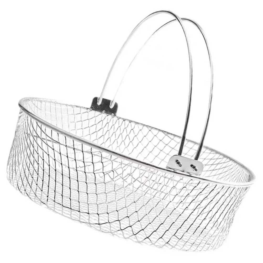 Портативные аксессуары для фритюрниц дышащая сетчатая корзина 825 дюймов жарка с