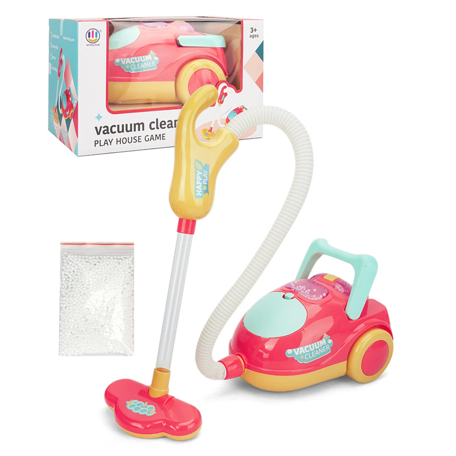 

Kids Vacuum Cleaning Toy Electric Kids Play Vacuum With Realistic Sounds Lights Pretend Play Housekeeping Gift For Boys Girls