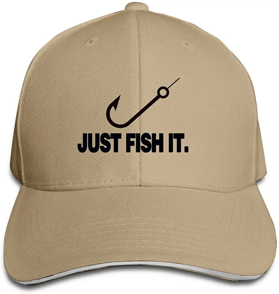 

Мужские сэндвич-Кепки из саржевой ткани Just Fish It Fisher