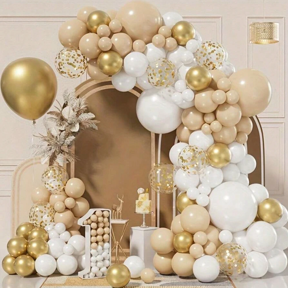 Песочно-белый белый золотистый Фотофон свадьба праздник фотография украшение на