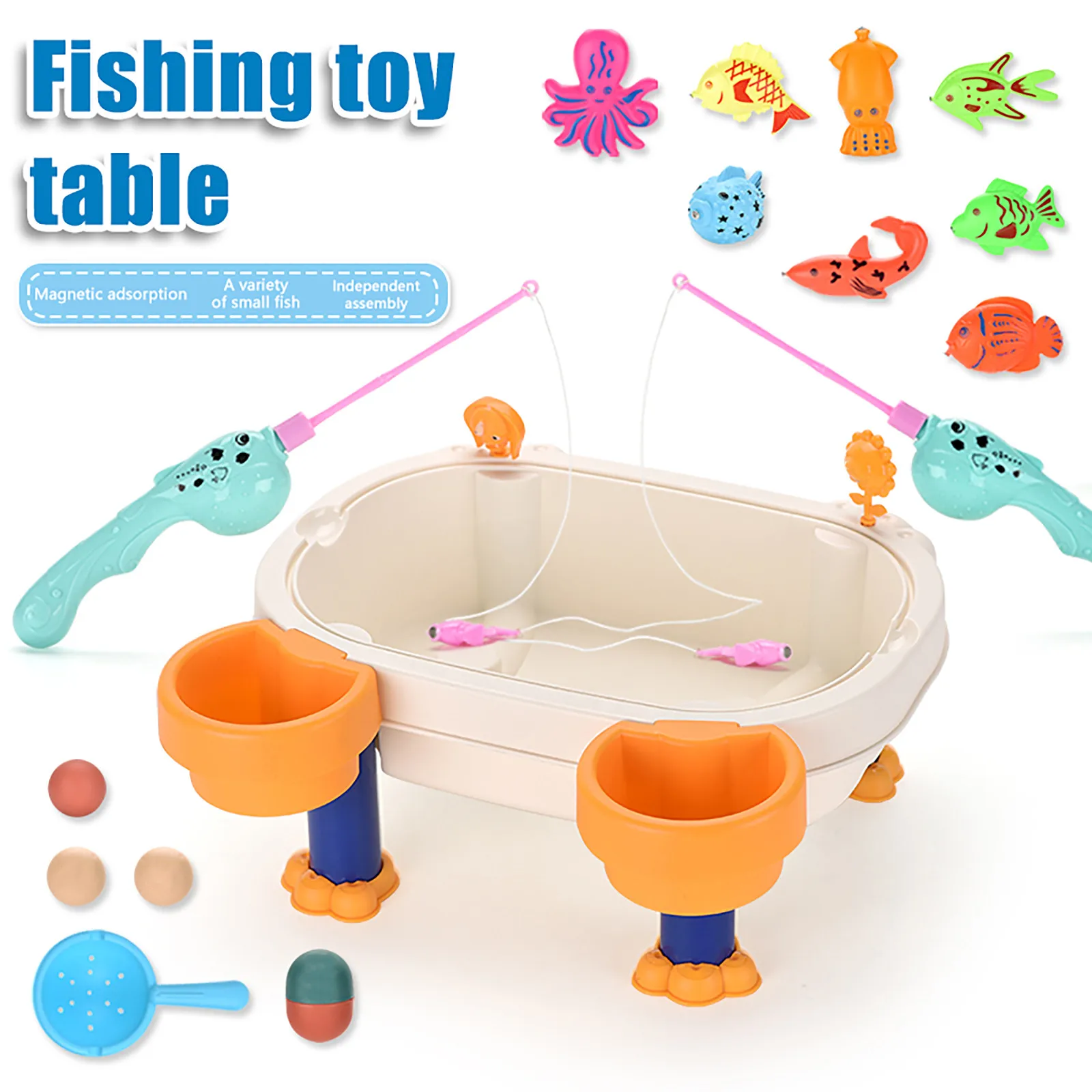 

Детская Магнитная рыболовная игрушка для ванны, плавающий бассейн для купания, плавающая рыба, игрушка, интерактивные игрушки для родителе...