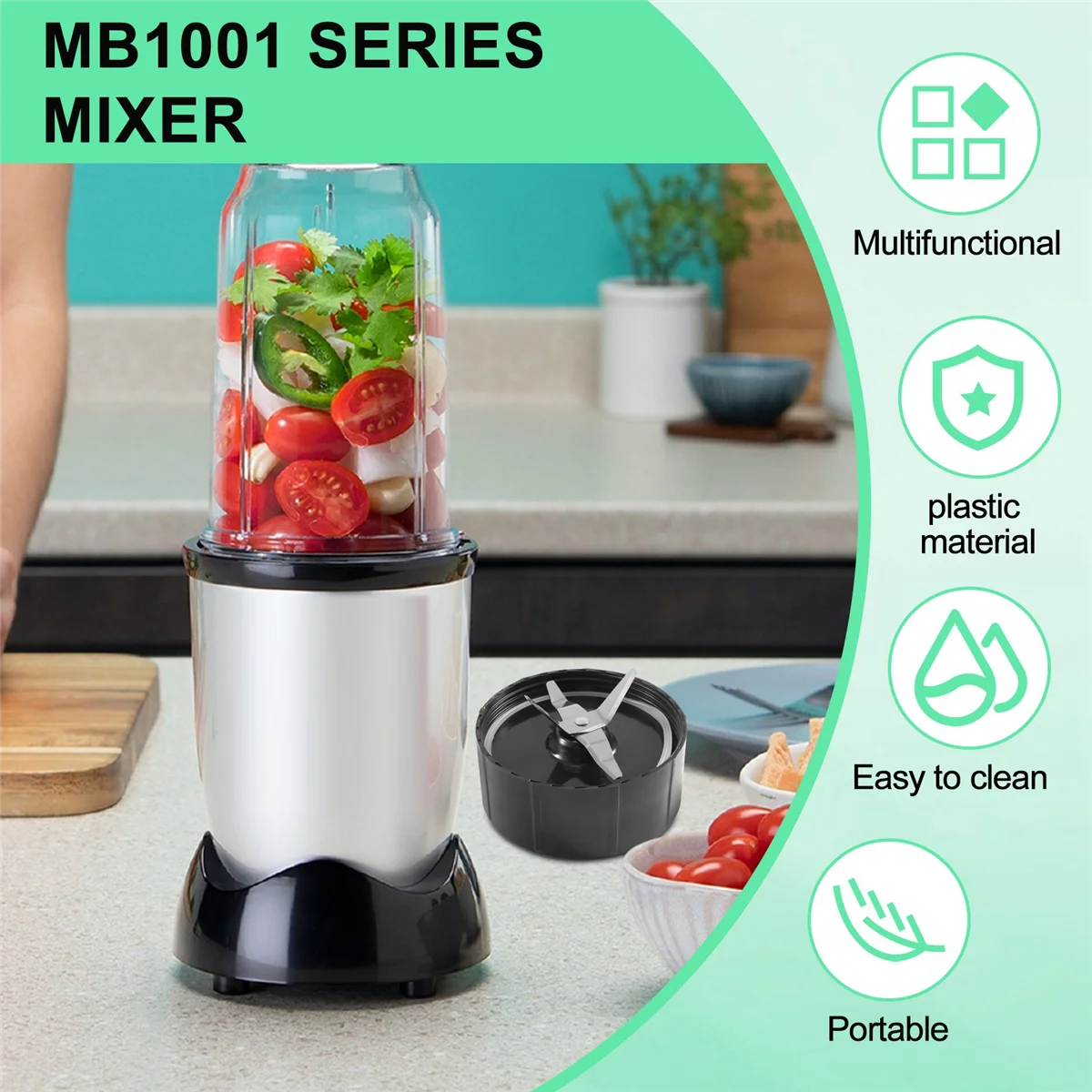 Сменное крестовое лезвие + набор чашек на 16 унций для Magic Bullet запасные части