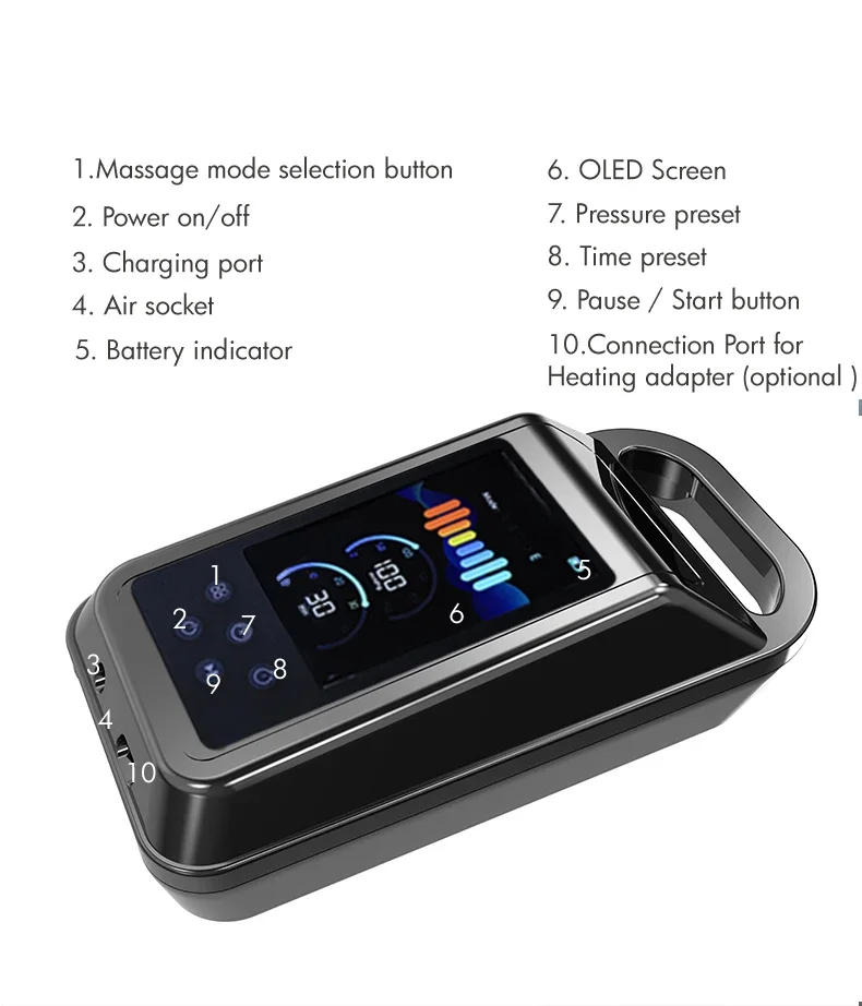 Массажер для ног система воздушной терапии ботинки восстановления