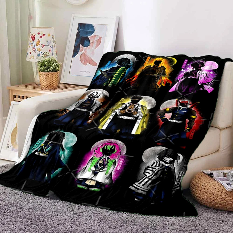 

Demon slayer blanket Sofa household custom thin blanket for bed picnic blanket Throw blanket Cooling blanket blankets for beds