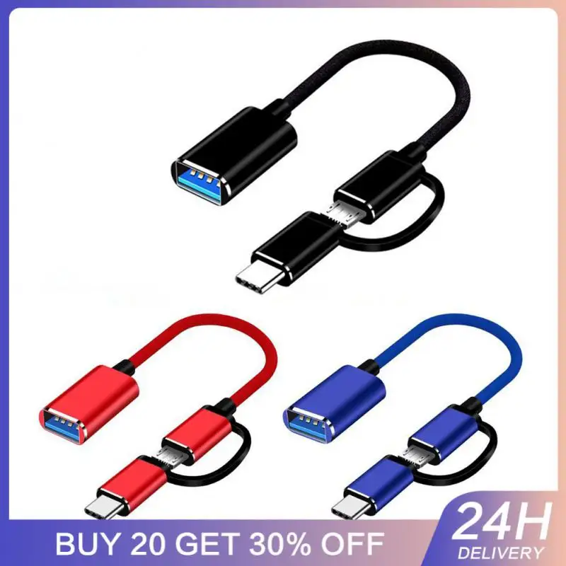 New Type C To USB3.0 Adapters Type C/Micro USB Male To USB 2.0 Female Converter OTG Data Transfer Adapters Mobile Accessories