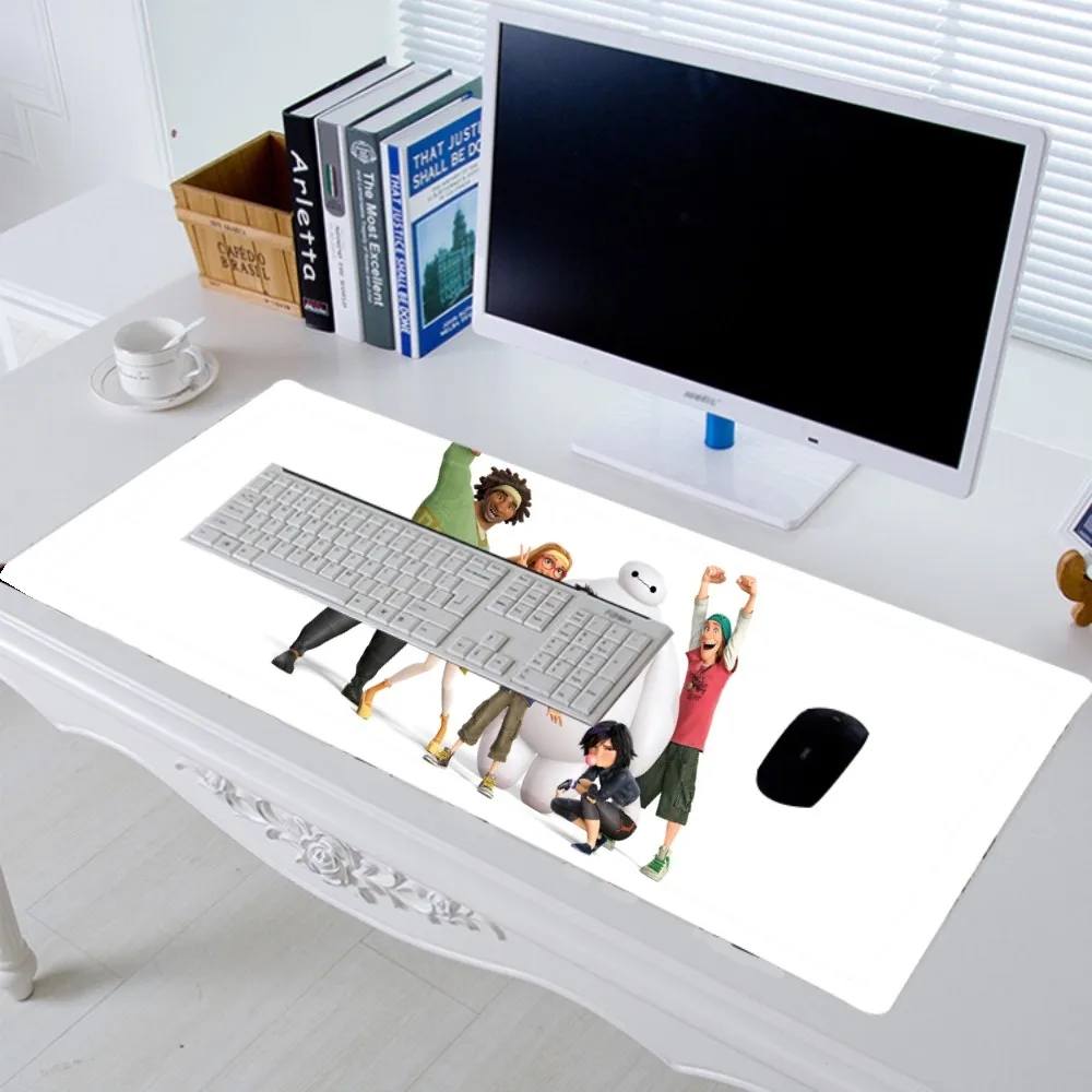 Big Hero 6 Mousepad Mouse Pad Laptop Gaming Accessories Large Desk Mat Computer Gamer Keyboard Rug Carpet