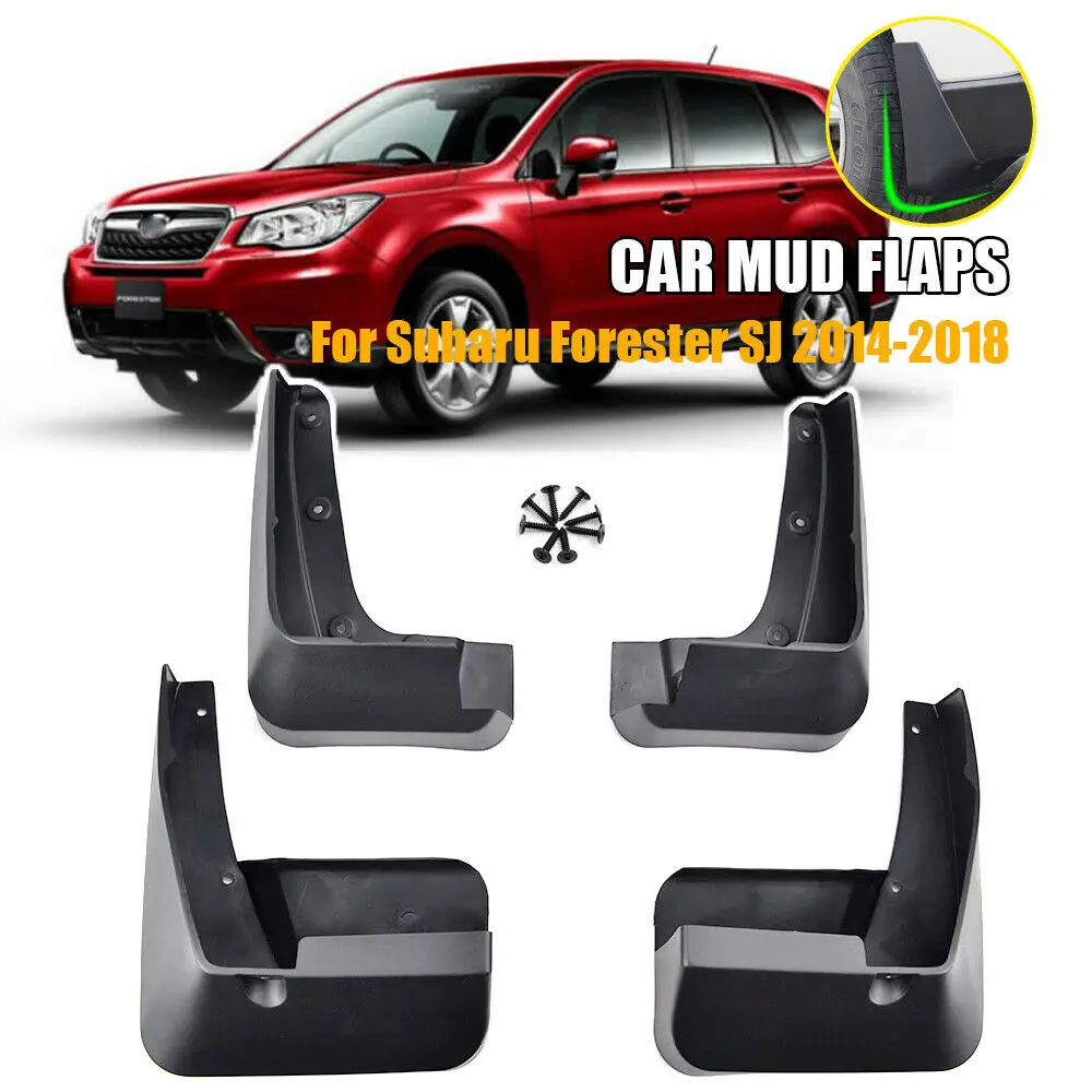 

Литая Автомобильная щитка от грязи для Subaru Forester SJ 2014-2018, брызговики, передняя и задняя модели 2015 2016 2017