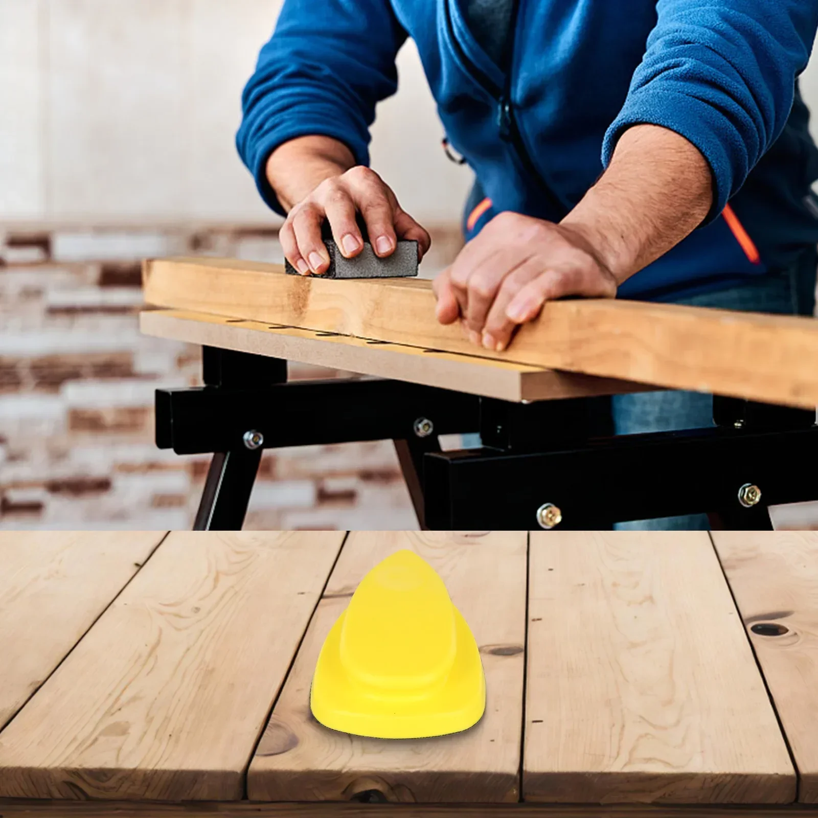 Держатель ручного шлифовального блока подушечки шлифовальная машина из